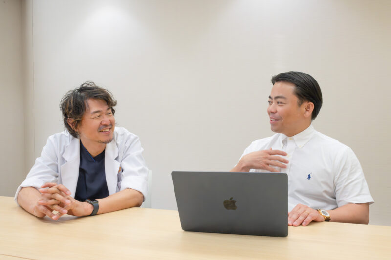 神山先生と弊社森田2
